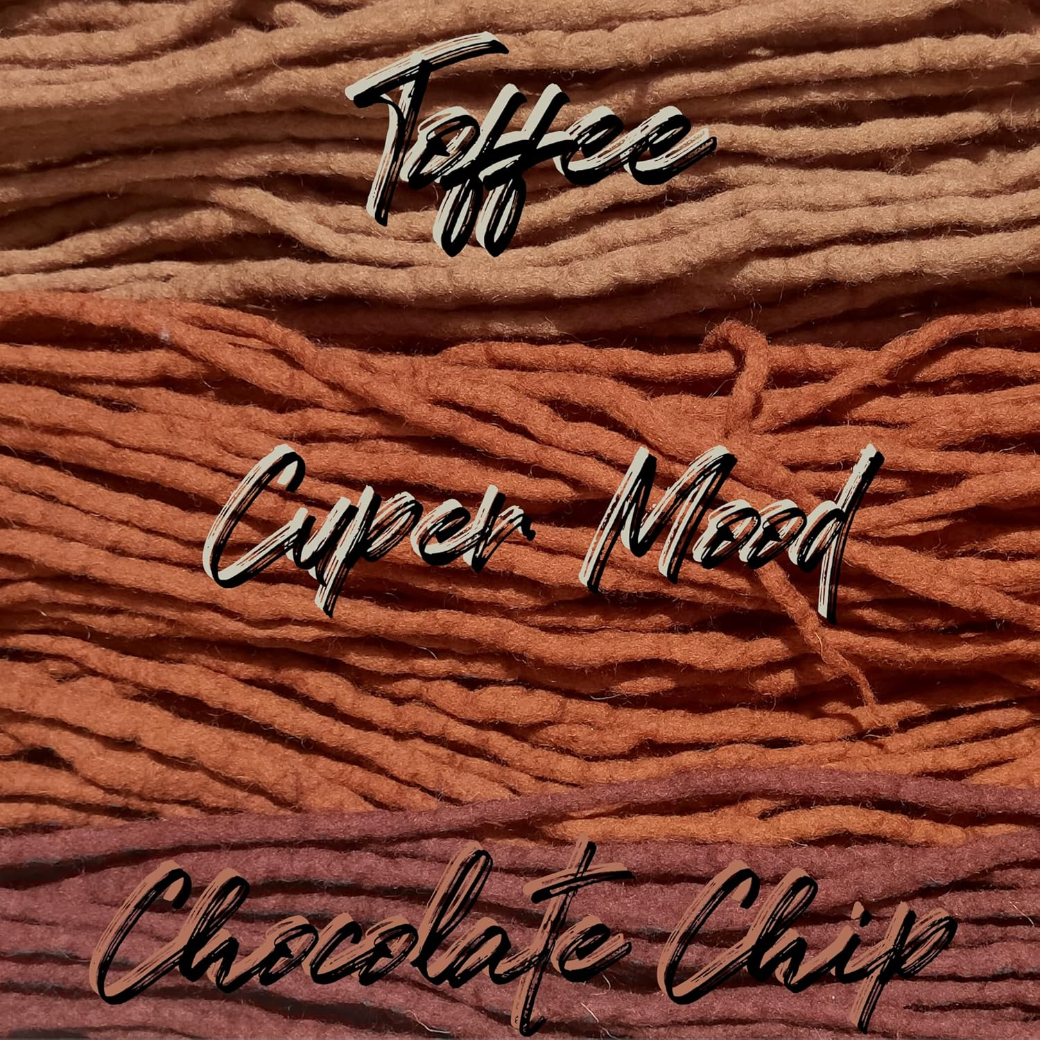 Dreads for Braiding - Wool Dreadlocks - Extensions Made of Real Hair (Wool) from Sheep - Natural Product Made of Sheep'S Wool (15 Strands, Toffee) image number 2