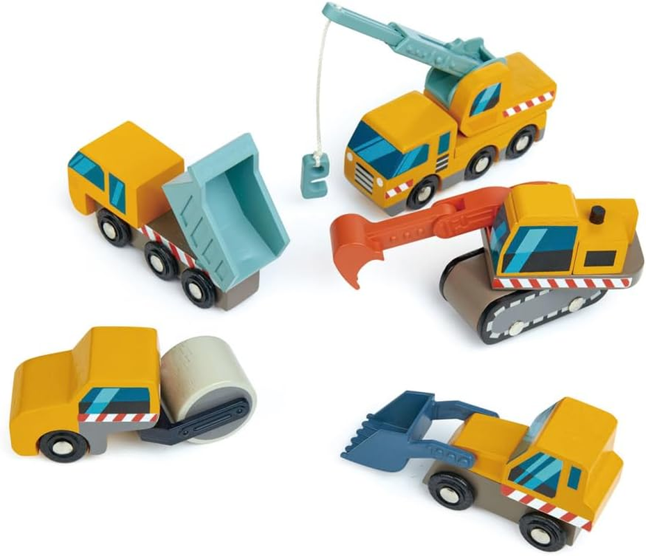 Wooden Construction Car Set