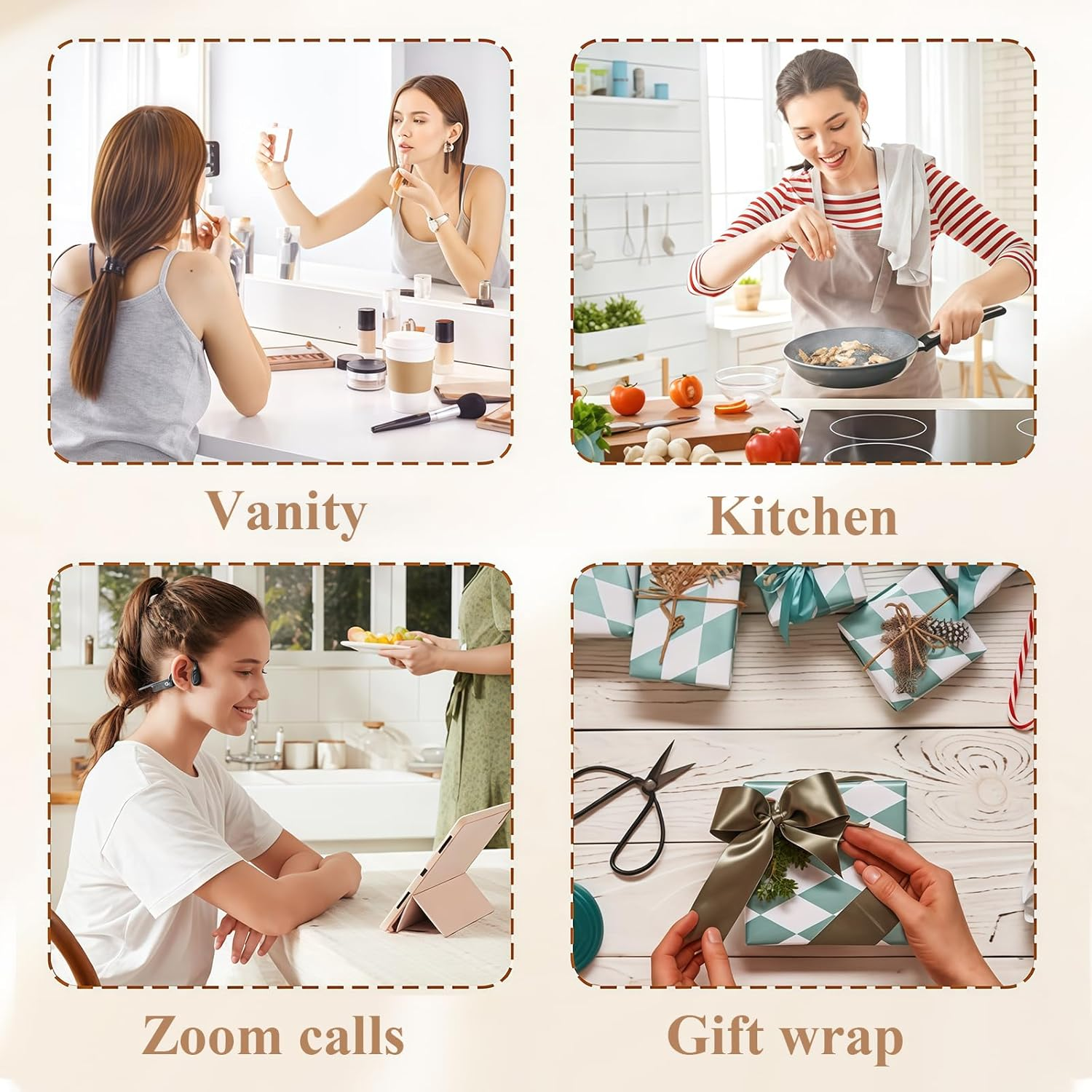 Evadollina Hair Clips for Ladies, 8 Pieces Hair Claw Clips, Amber Duckbill Hair Clip, Duckbill Clips for Women, Hair Clamps, Flat Clips, Christmas (2 Designs)