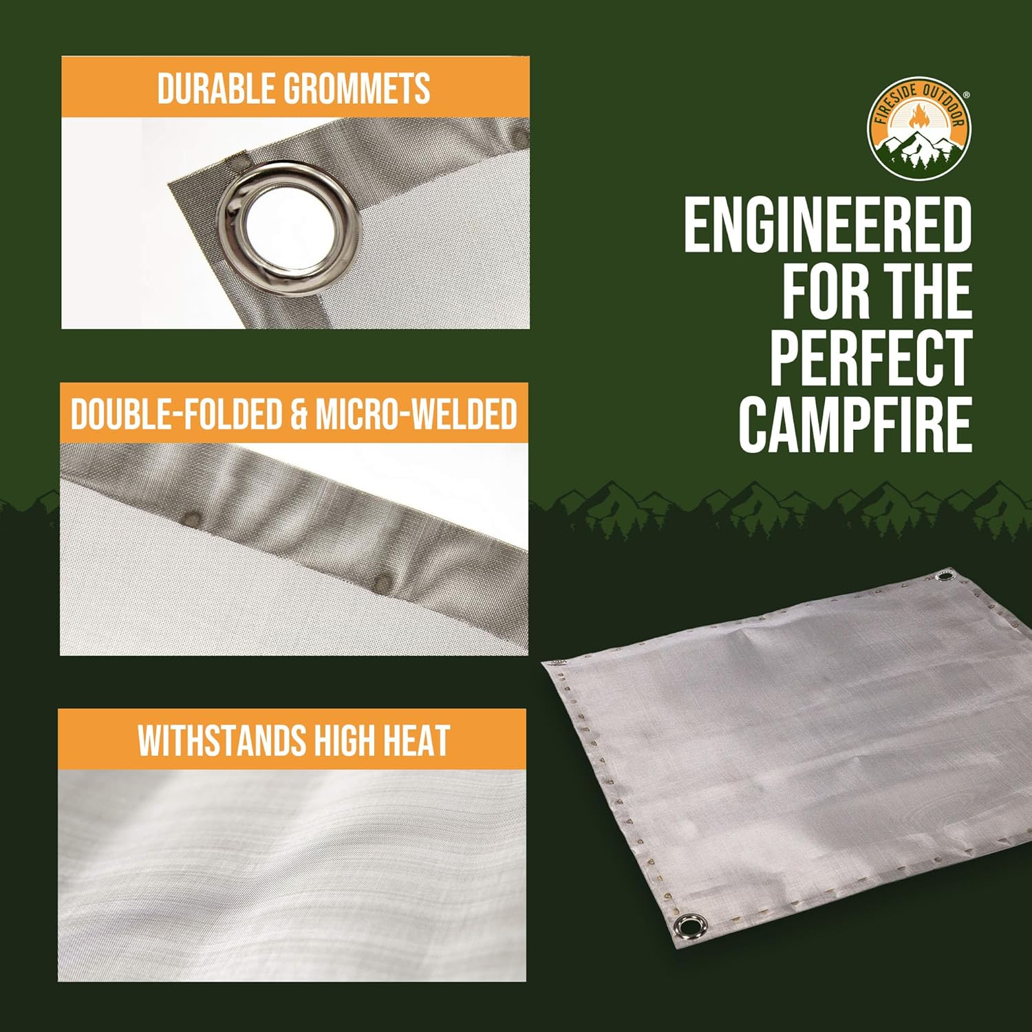 Campfire Defender Protect Preserve Pop-Up Pit 24" Fire Mesh image number 3