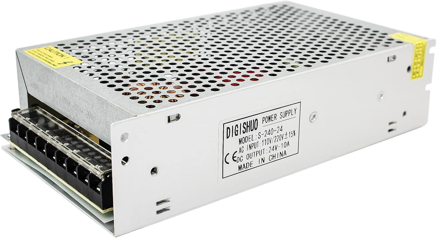 DIGISHUO DC 24V 42A 1000W Power Supply Adapter Transformer Switch AC 240V to DC 24V 42Amp Switching Converter LED Driver for LED Strip Light CCTV Camera Security System (24V 42A 1000W)