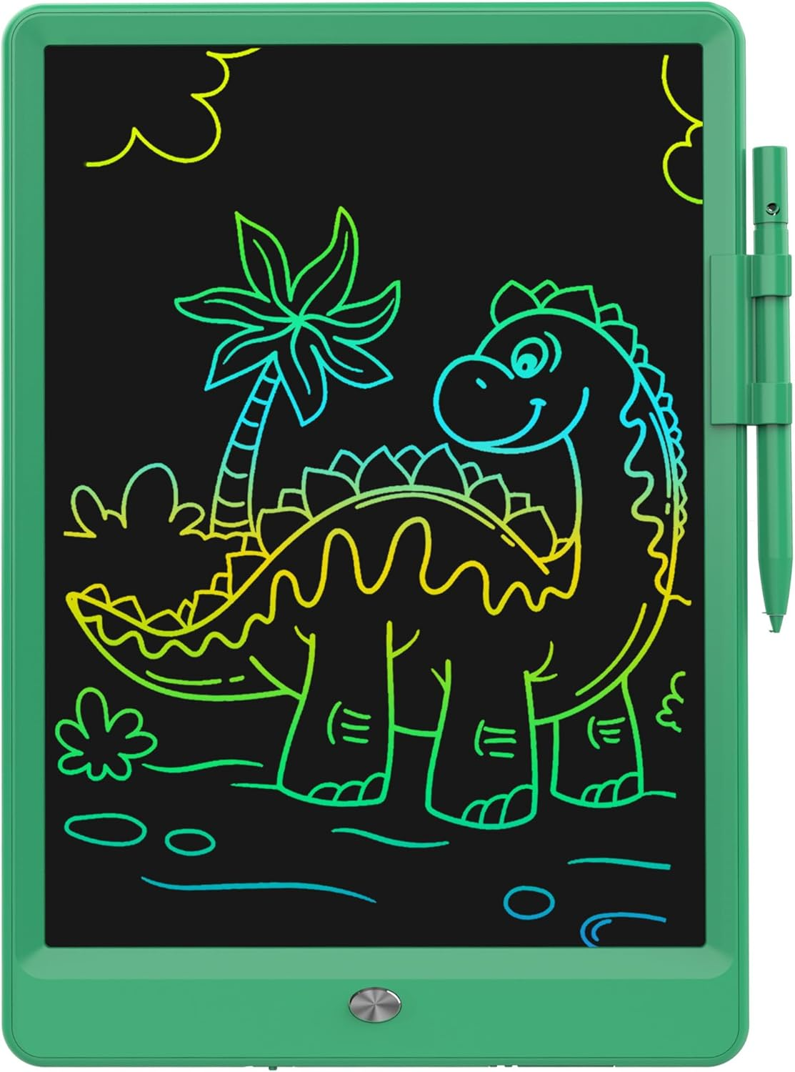 LCD Writing Tablet for Kids,10 Inch Digital Screen Drawing Pad Writing Pad,Colorful and Erasable Electronic Drawing Writing Pads (Purple&Green)