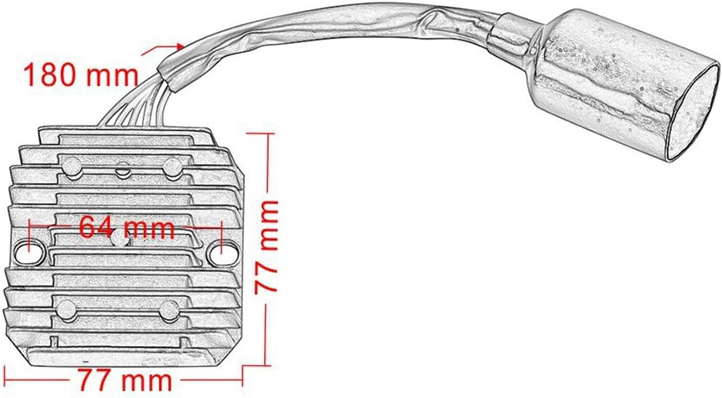 Rectifier Parts Motorcycle Voltage Regulator Rectifier for FX650 for Vigor 650 1999-2000 31600-MAK-000 image number 5