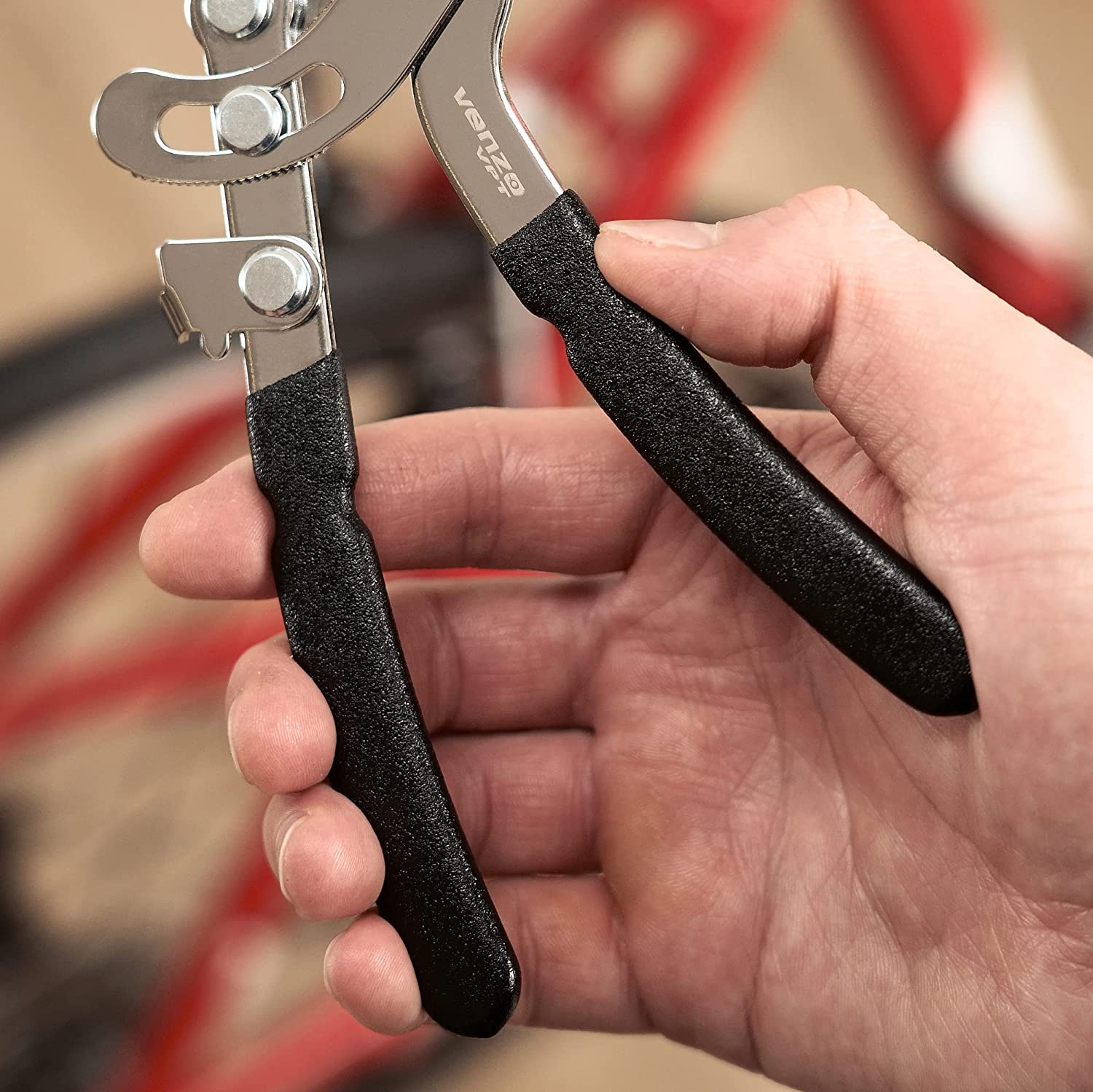 VENZO Bicycle Professional Brake Shifter Gear Cable Caliper Tension Puller Plier Tool - 4Th Hand image number 1