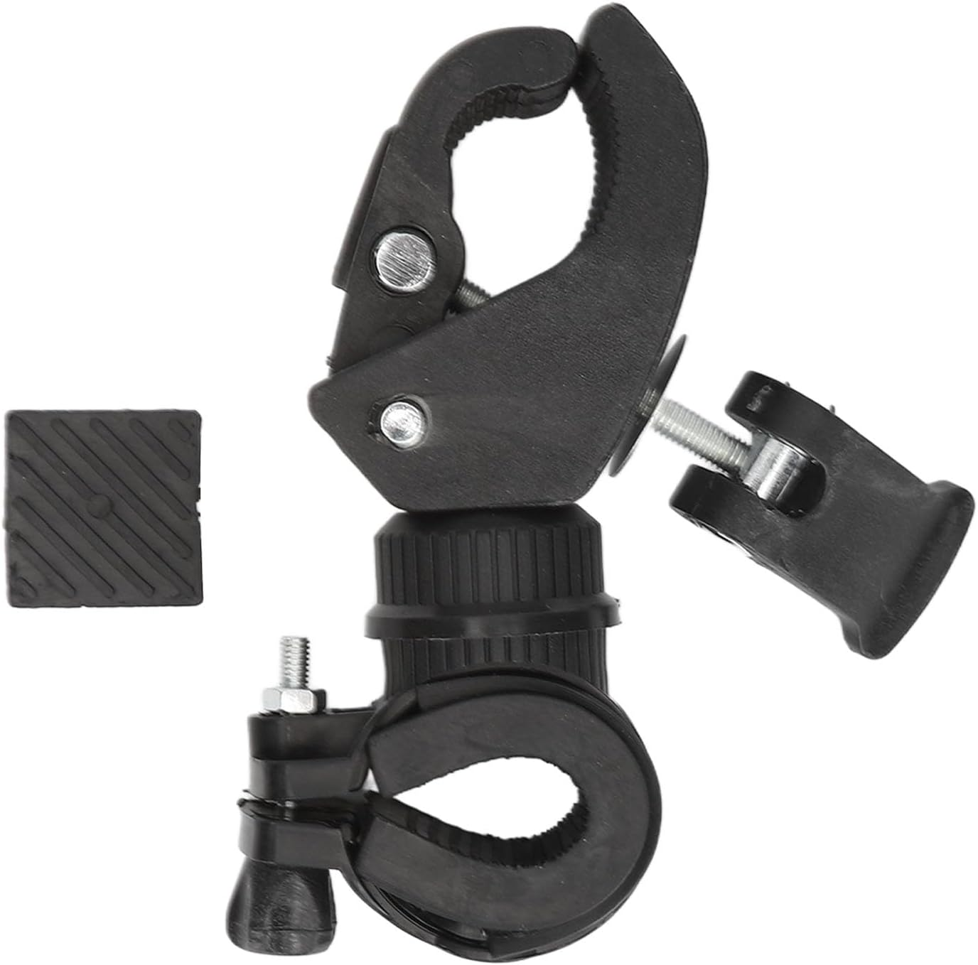 Cane Holder for Walker, 2 Sets 360&deg; Rotation Universal Adjustable Walking Stick Holder, Walking Stick Rack Wheelchair Accessories for Seniors Wheelchairs, Walker Rollator image number 1