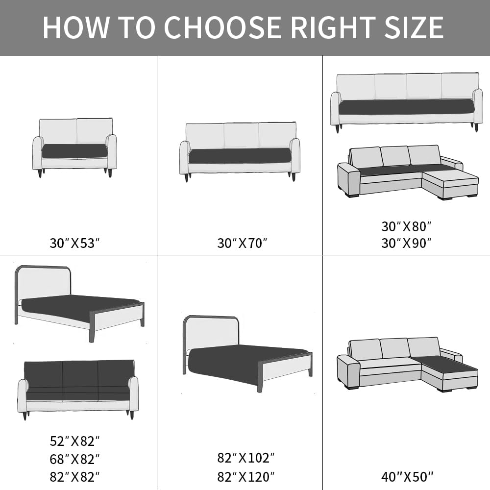 Ameritex Waterproof Dog Bed Cover Pet Blanket with Anti-Slip Back for Furniture Bed Couch Sofa image number 6