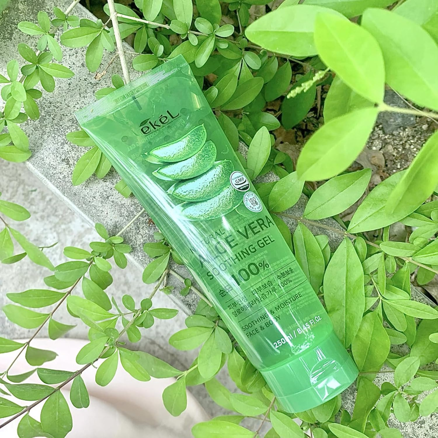 2X250Ml 100% Purity Aloe Vera Soothing Moisture Gel Tube Face Skin Korean image number 5