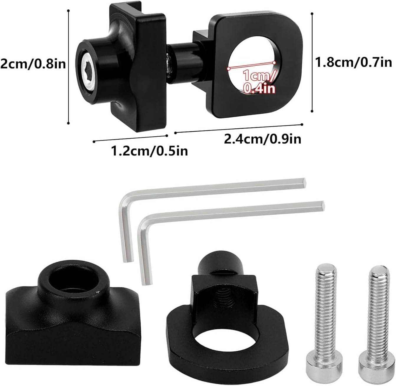 2 Sets Bicycle Chain Tensioner with Tools Bicycle Chain Adjuster for BMX Single Speed Bikes Gear Bicycles 10Mm Bicycle Rear Axle Bicycle Accessories Single Speed Bicycle Chain Tensioner image number 5