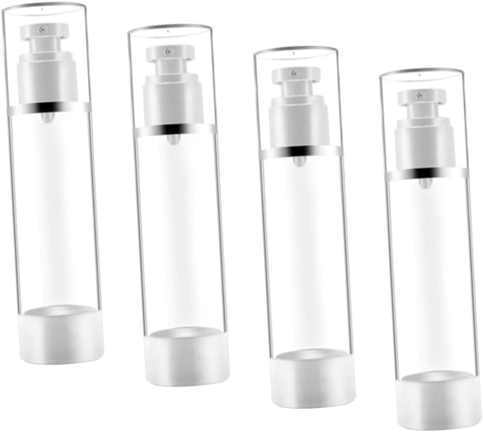 HONMEET Portable Mini Sunscreen Spray Bottles Press Pump 15Ml Reusable Travel Set image number 2