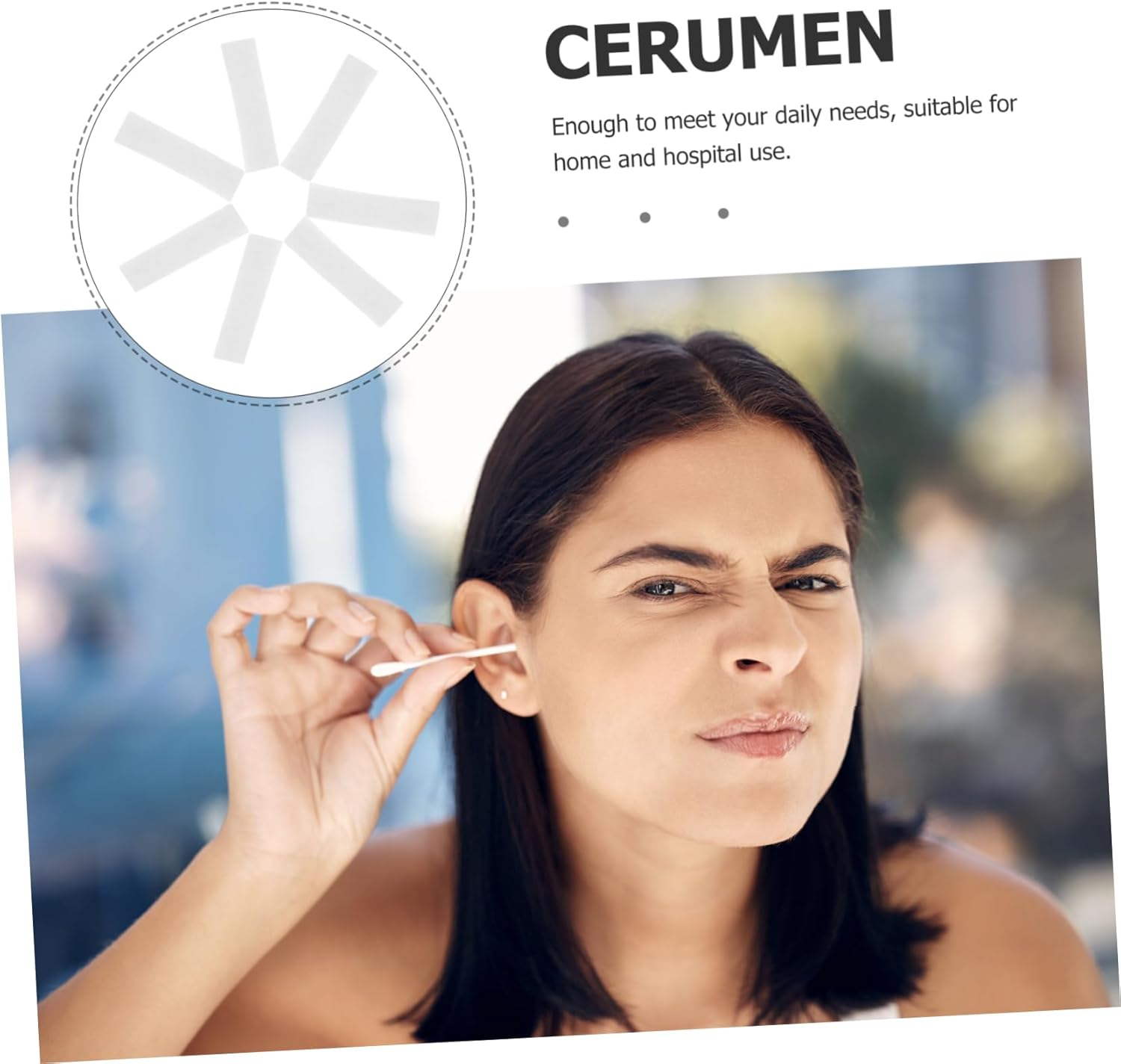 Didiseaon 50Pcs High Absorbent Cotton Rolls for Dental Use Medium 1.5X3/8 Inches Disposable Absorbent Cotton Rolls for Mouth and Nose Bleed Relief image number 4