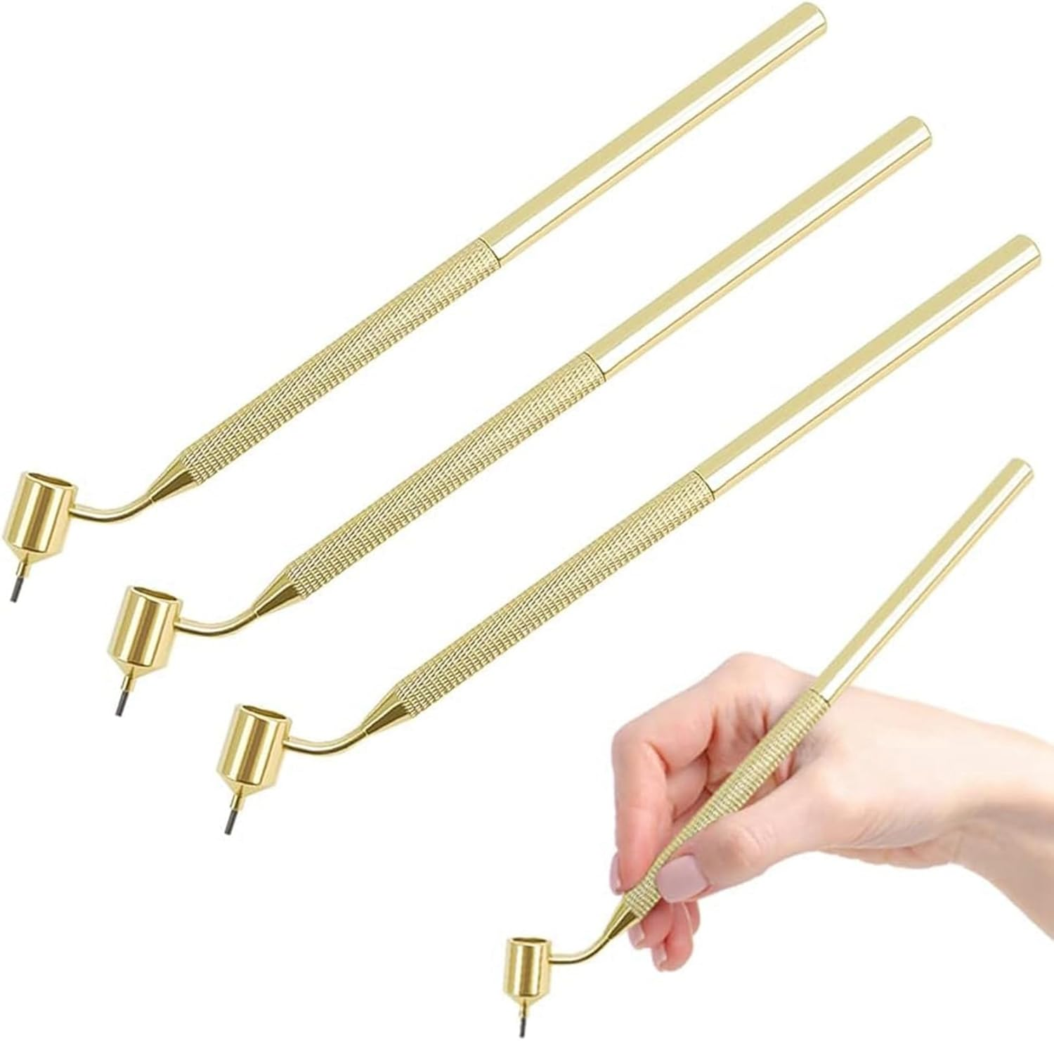 3PCS Fine Line Fluid Writer Paint Applicator Pens, Touch up Paint Pen for Cars, Hobbies (0.5Mm) image number 2