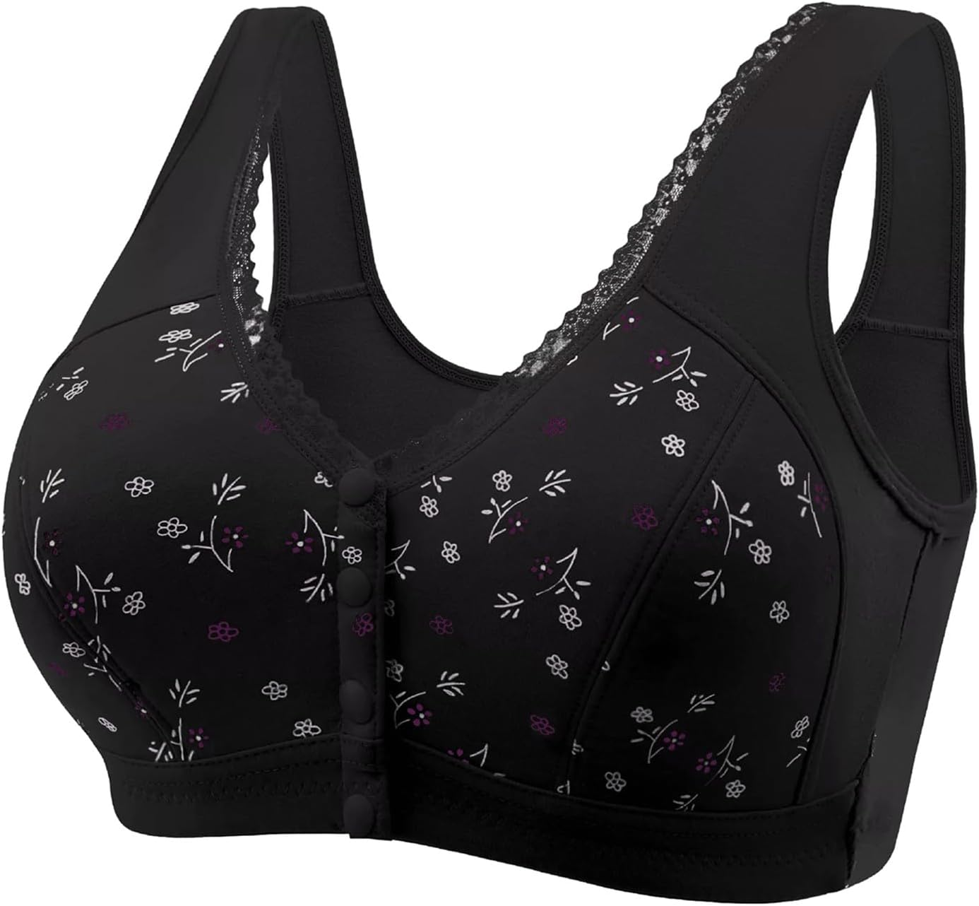 Ladies Bras Non Wired Womens Ped Multipack Maternity with Support Women'S plus Size Wireless for Women Firm Underwired 36C Backless Black White Strapless Comfort