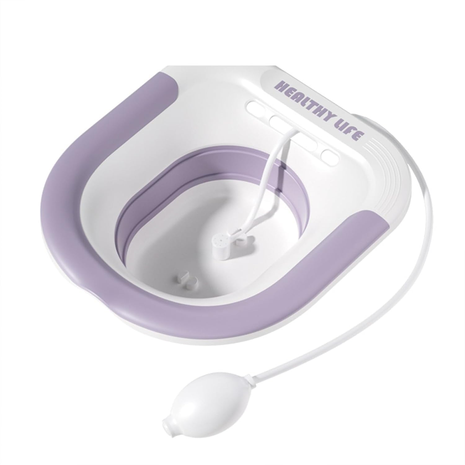 Sitz Bath for Toilets Foldable Sitz Bath for Postpartum Recovery and Hemorrhoids Treatment Large Capacity Toilet Bowl for Yoni Steam Seat Compatible with All Toilets Ideal for Seniors and Pregnant Women image number 2