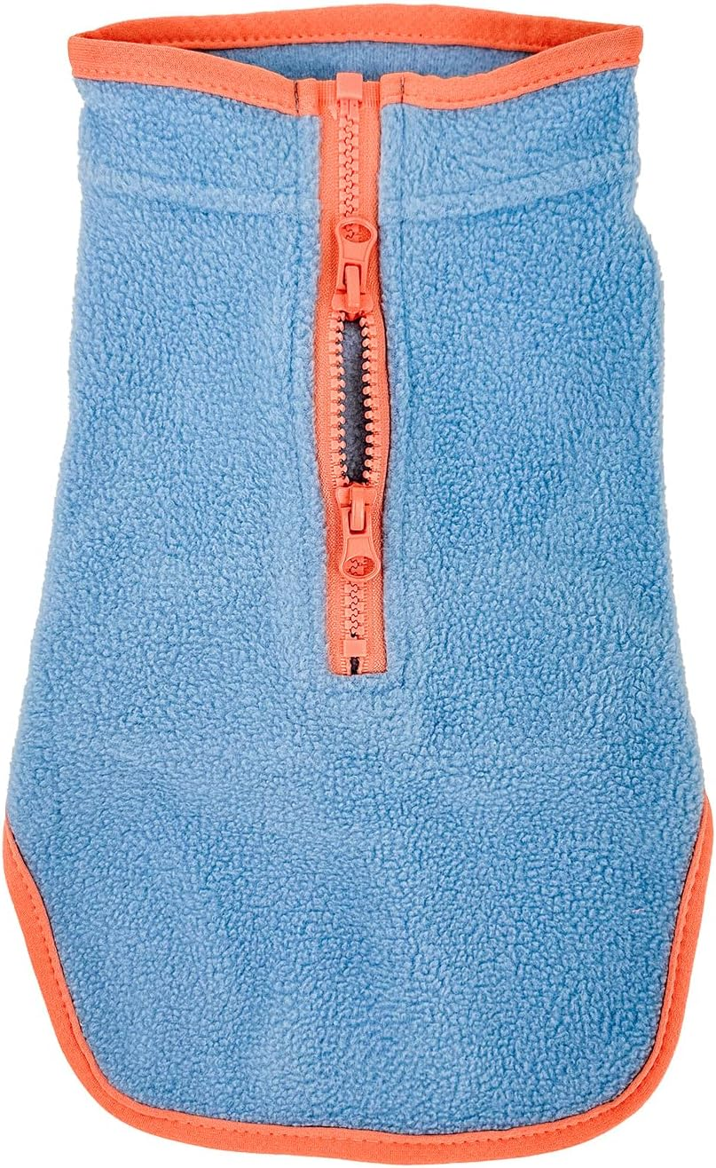 Huskimo Dog Coat Chill Blue 40Cm &ndash; Soft Microfleece Dog Jacket with Subzero Temperature Control Fabric, Dual Zip & Velcro Adjustments, Machine Washable image number 5