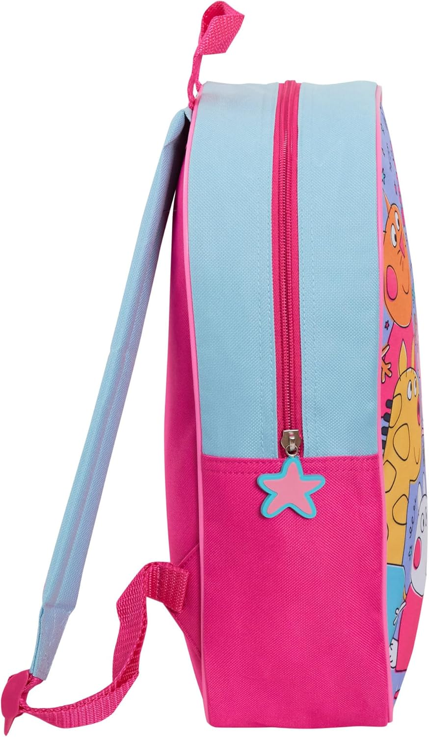 Peppa Pig Official Backpack Girls Peppa & Friends Back to School Bag for Nursery Travel Lunch Bag New Tales Book Carry Case