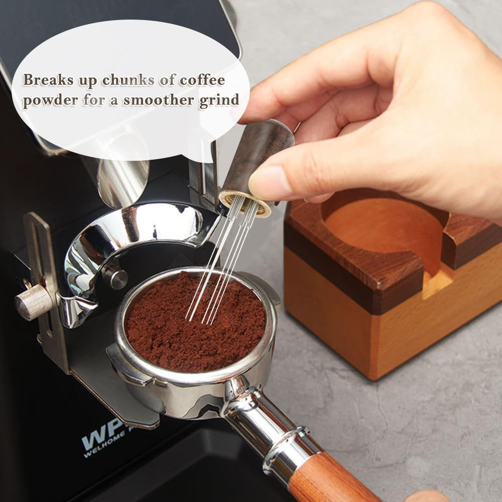 TNTAIAHL Coffee Bean Dosing Cup, Ceramic Measuring Cups and Spray Bottle Set for Espresso, Coffee Bean Container, Weigh Tray Is Coffee Bar Accessorie for Coffee Lovers (Black) image number 4