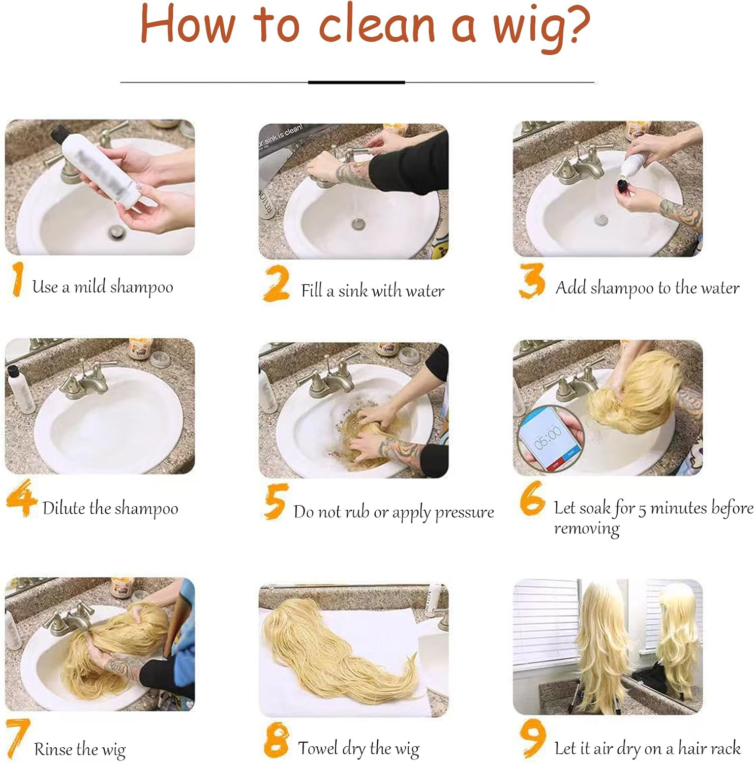 QAUARUMSUN 31.5&lsquo;&rsquo; Long Curly Natural Hair Cosplay Wig with Bangs Halloween Costume Party Synthetic White Wigs for Women (White) image number 1