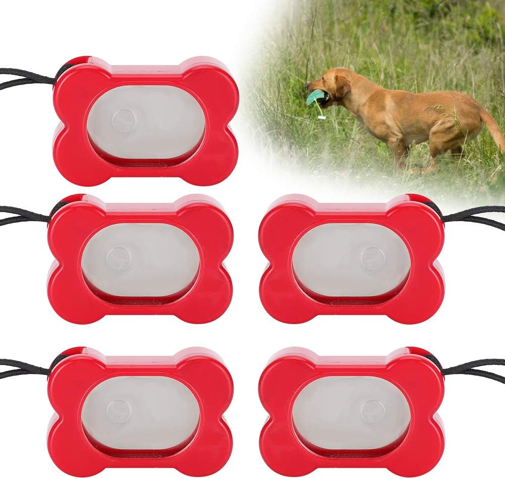 5Pcs Pet Training Clicker - 2.17X1.38X0.67Inch Pets Positive Behavior Reinforcer - Adjustable Three Gears Pet Training Clickers for Dog Reward and Train image number 2