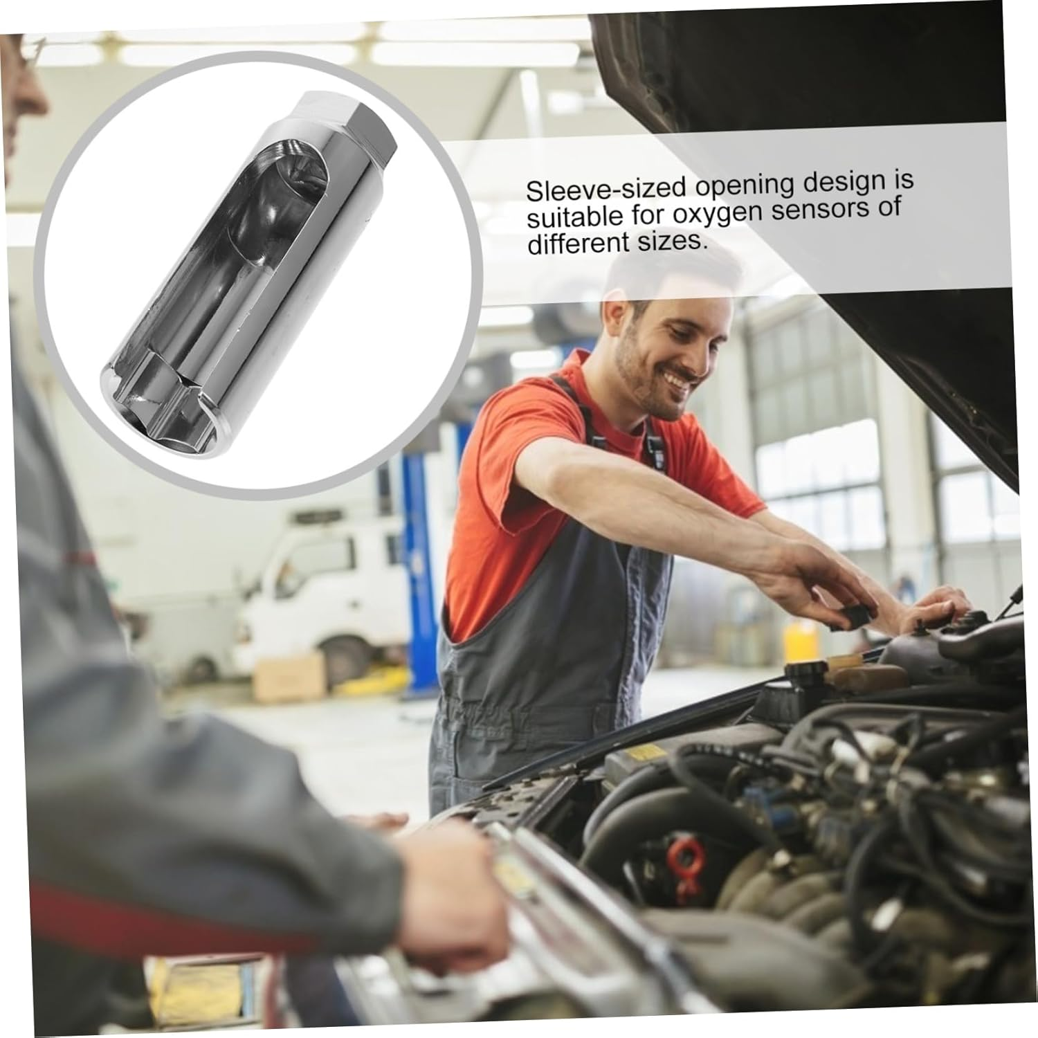 CATIEBYE Sleeve Drive Tool for Auto Sensor Removal and Installation Heavy-Duty Automotive Socket image number 2