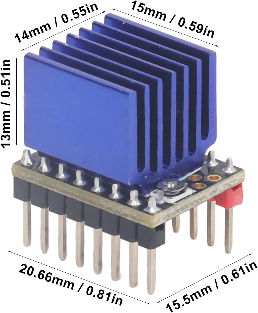 Stepper Motor Driver, TMC2209 V2.0 5 Sets Driver Module Ultra Quiet Stepper Motor Driver Module 2.5A Uart Nema17 Step Motor Driver Board Powerful 3D Printer Parts for TMC2208 image number 1