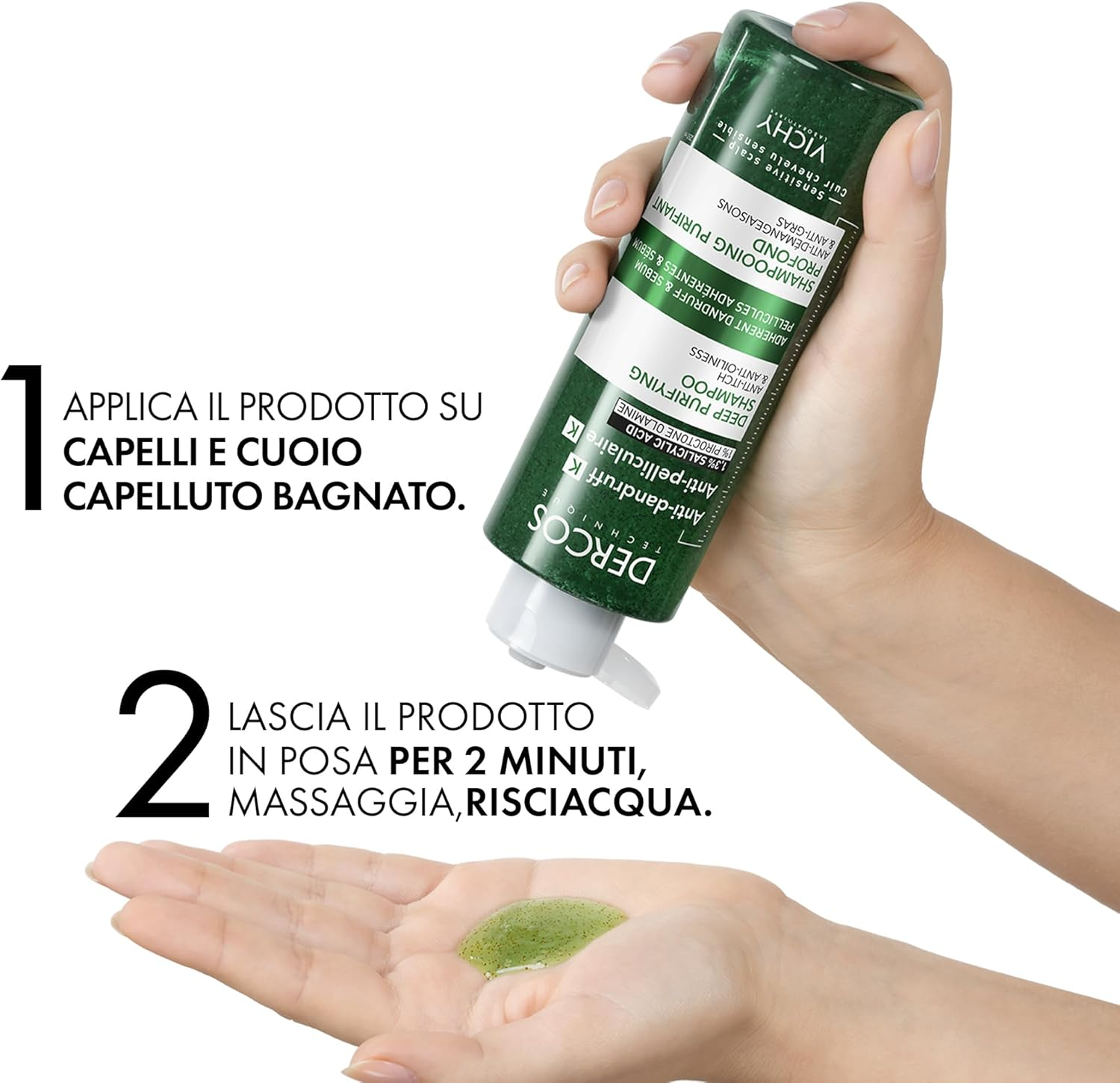 VICHY Dercos Anti-Dandruff Deep Purifying Shampoo 250Ml image number 4