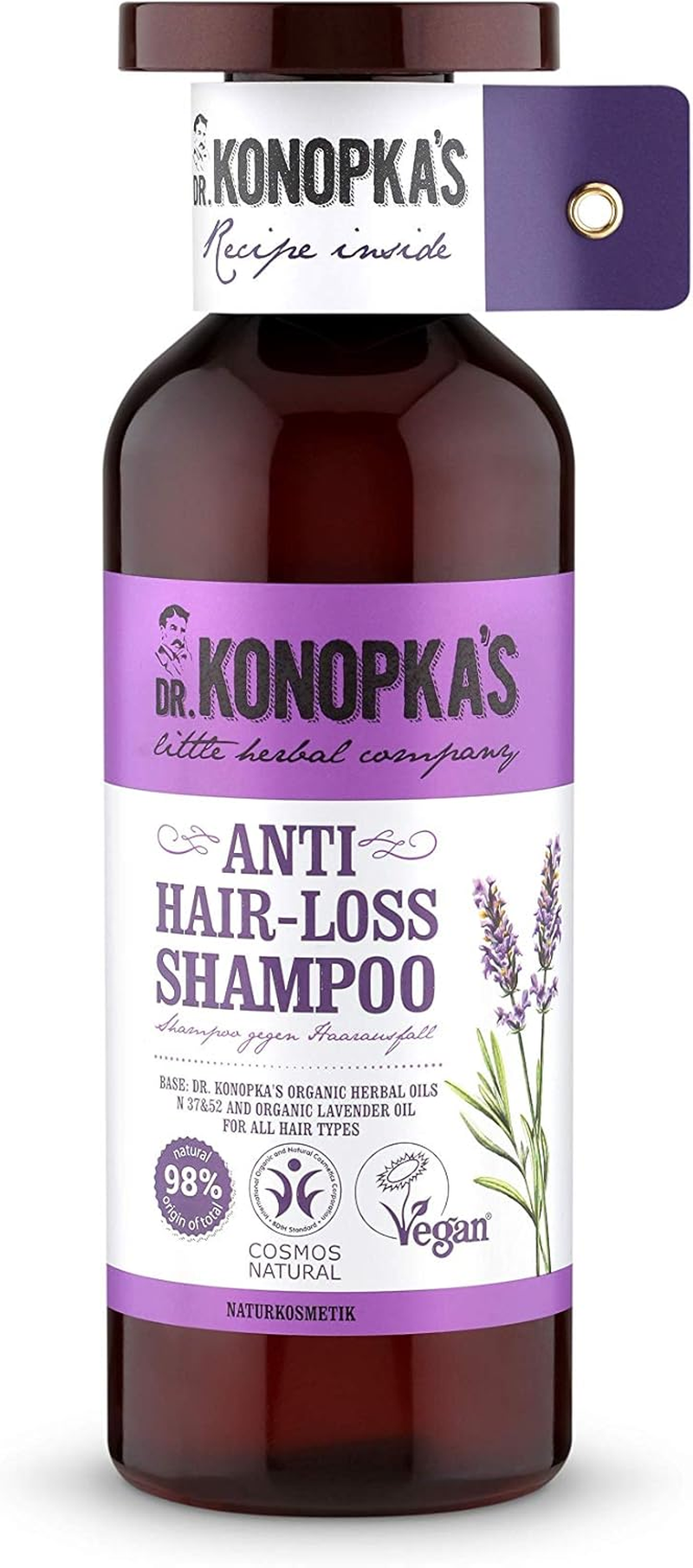 EUROBIO LAB KONOPKA'S anti HAIR -LOSS SHAMPOO 500 Ml image number 1