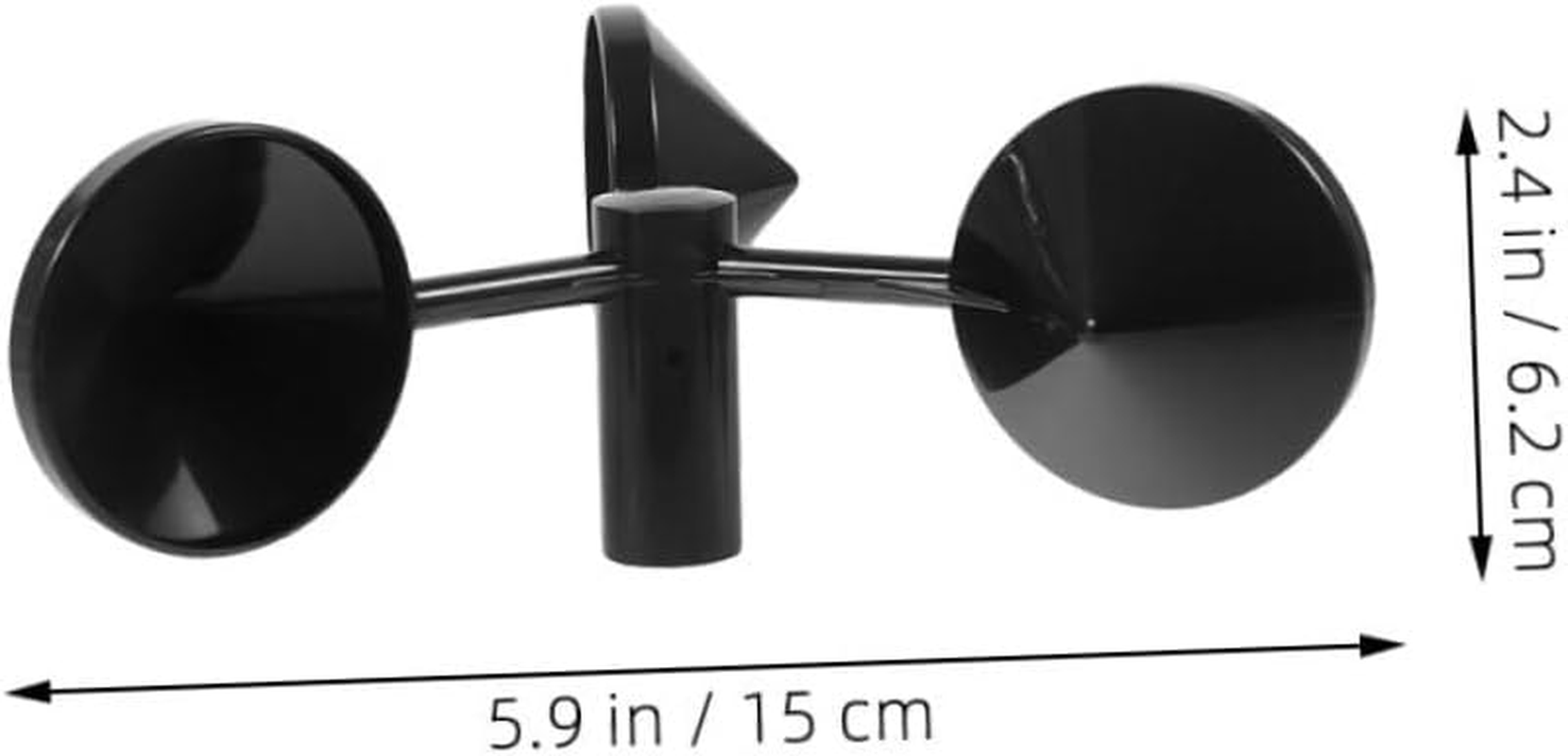 Yardwe 3Pcs Anemometer Wind Cups for Accurate Measurement Air Flowing Meter Cup Handheld Speed Indicator