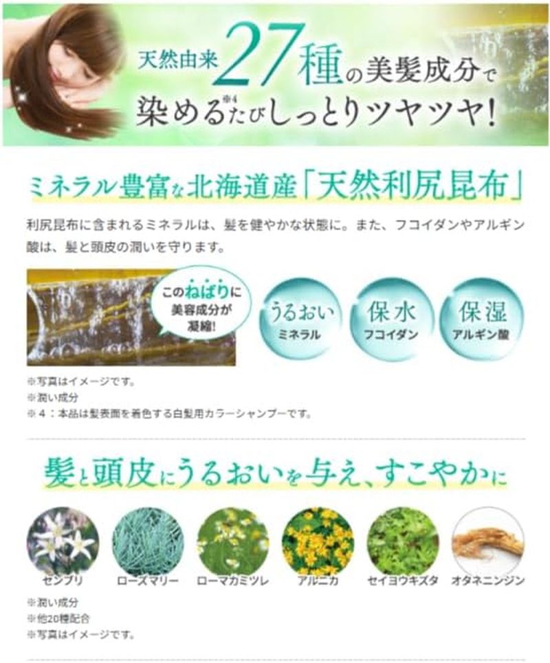 Rishiri Color Shampoo (Light Brown) 6.7Fl Oz image number 3