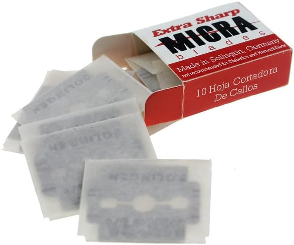 YIMART 100Pcs Stainless Steel Sharp Replacement Corn Blades for Foot Hard Dead Skin Remover Hand Foot File Foot Care Pedicure Machine image number 4