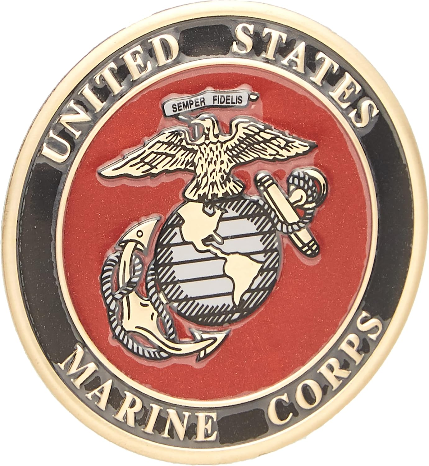 Military Embossed Metal Medallion, Marine Corp image number 6
