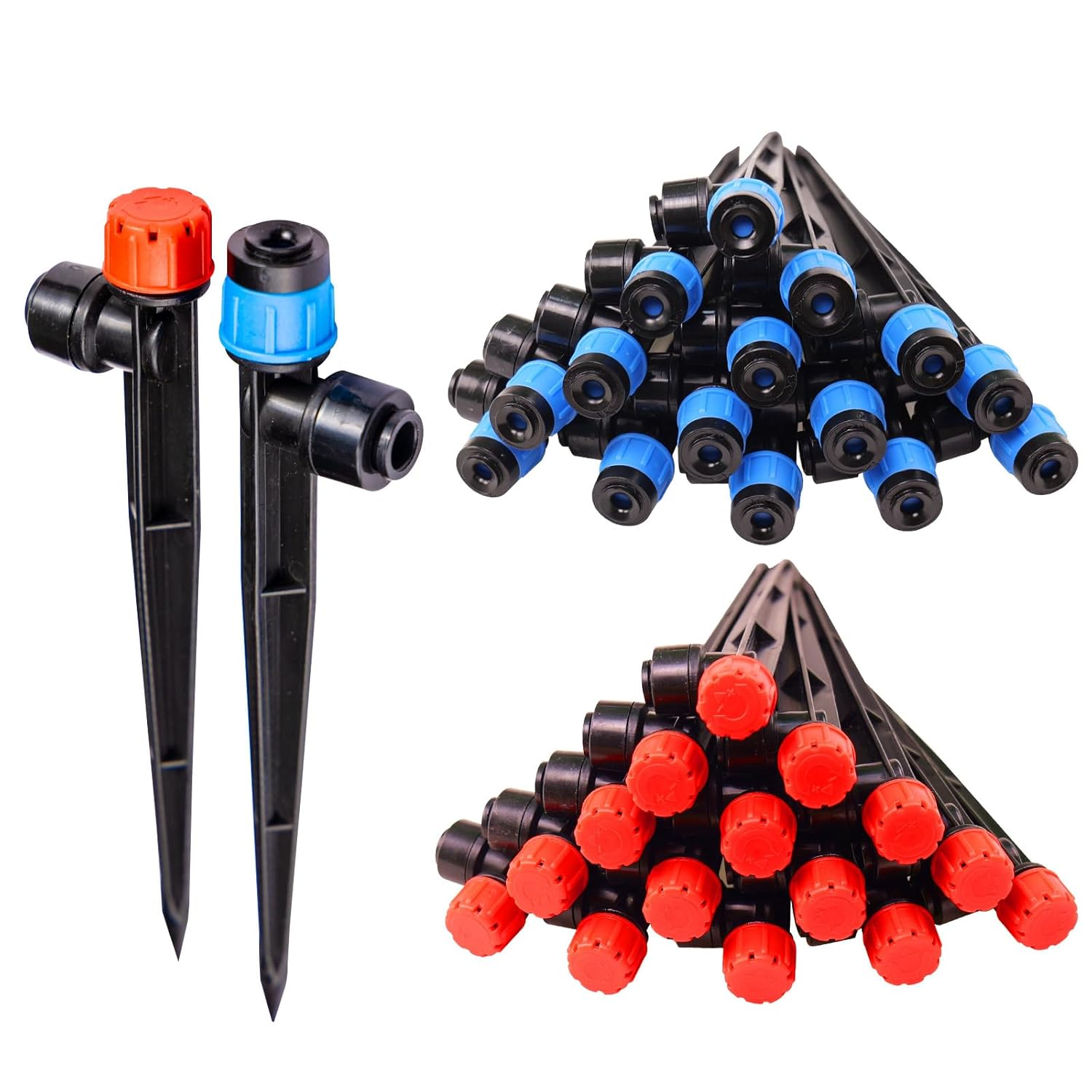 Maotong 240FT Drip Irrigation System Kit New Quick-Connect, Automatic Garden Watering Misting System for Greenhouse, Yard, Lawn, Plant with 1/2 Inch Hose 1/4 Inch Distribution Tubing and Accessories