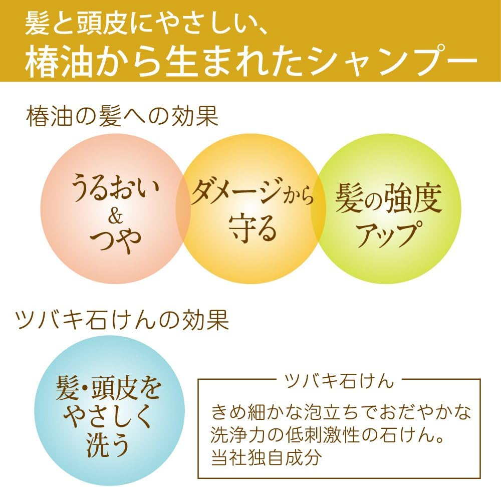 Oshima Tsubaki Oil Shampoo - 400Ml image number 4