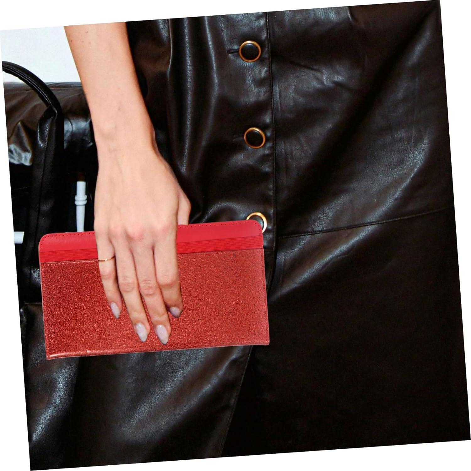 SAFIGLE Elegant Passport Holder Card Storage Durable Pu Leather Travel Essential Organizer