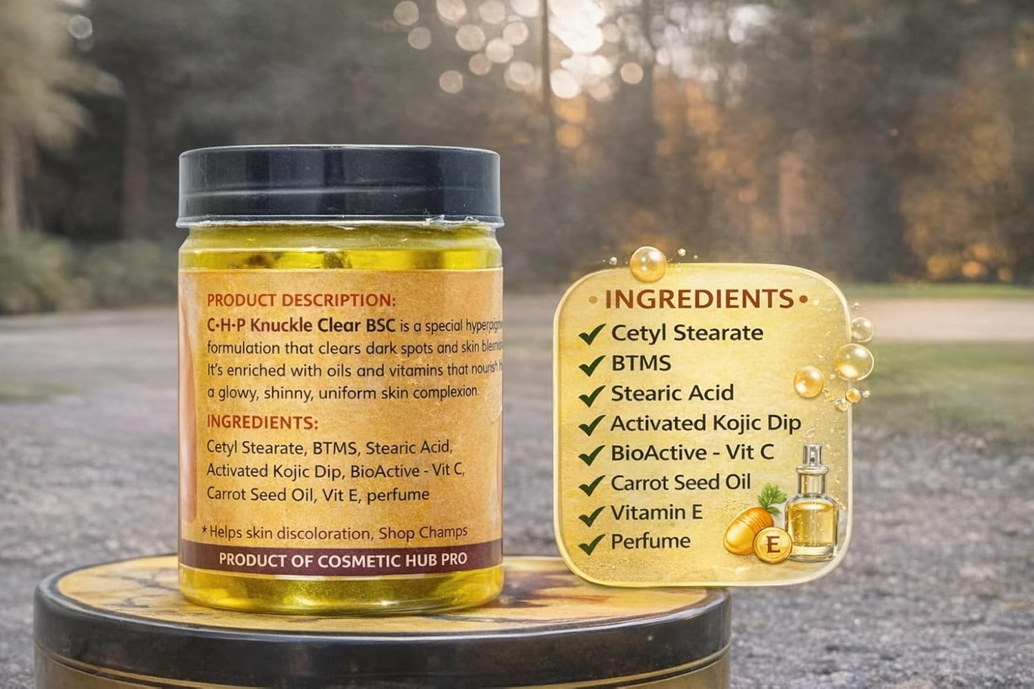 Dark Knuckles Clear &ndash; Hyperpigmentation Treatment Cream | Brightening Knuckle & Elbow Corrector | Fade Dark Marks & Discoloration | Smooth & Even Tone image number 1