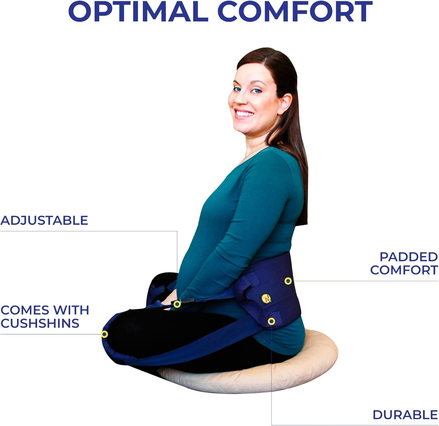 Nada-Chair Back-Up with Cushshins Premium Back Support System Turns to Convertible Pouch Bag image number 1