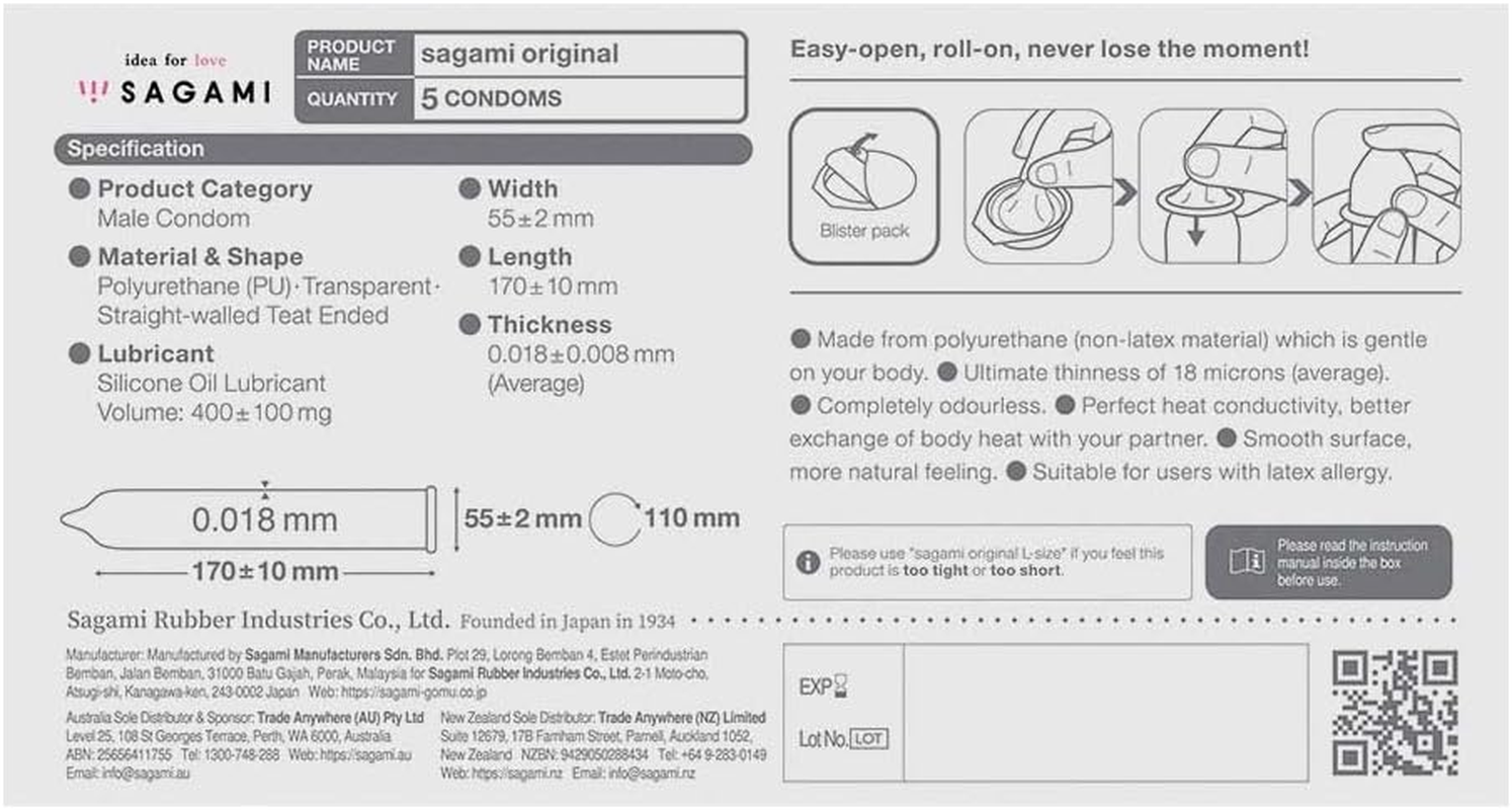 Sagami Original 0.01 5'S X 3 Pack image number 5