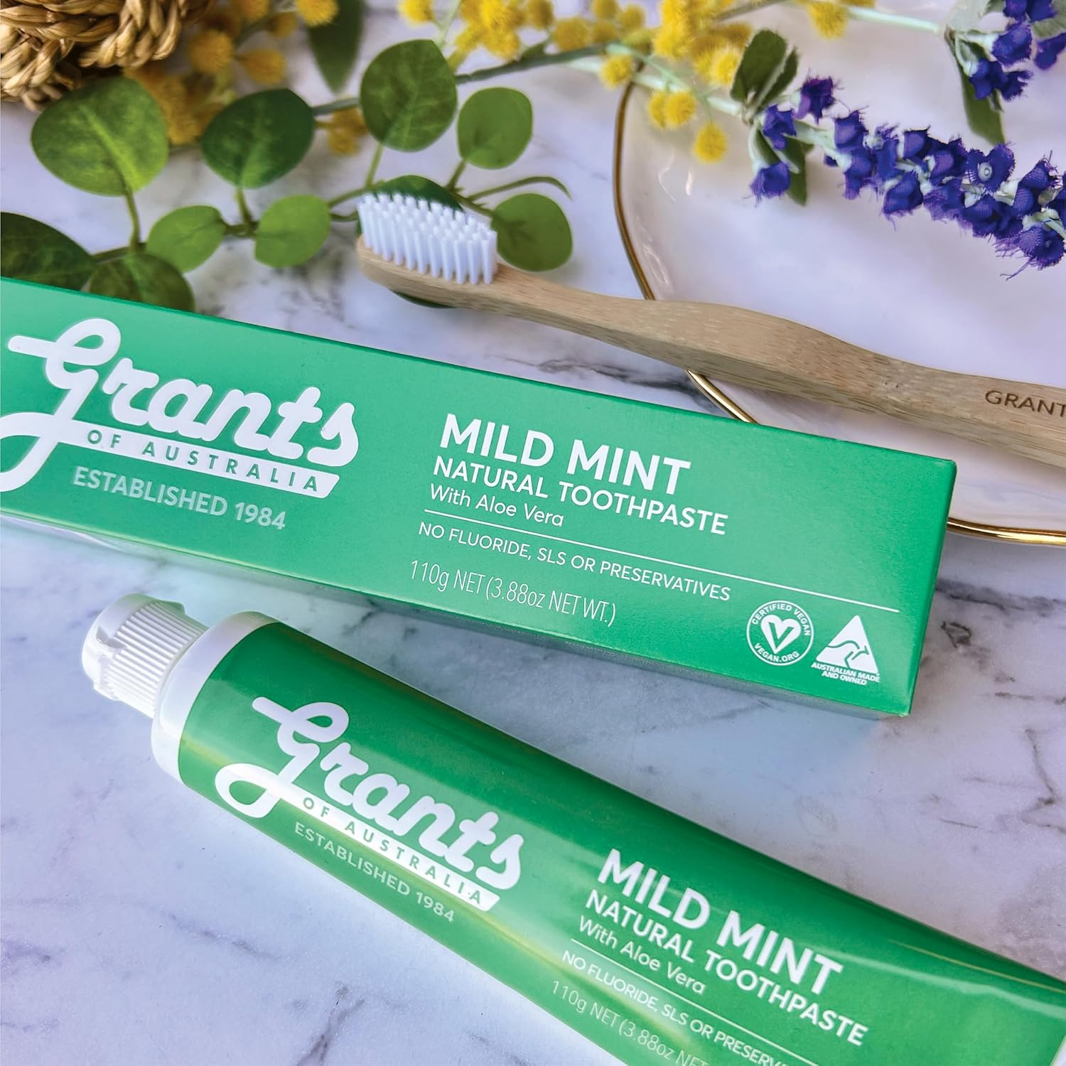 Grants Mild Mint Toothpaste, 110 G image number 4