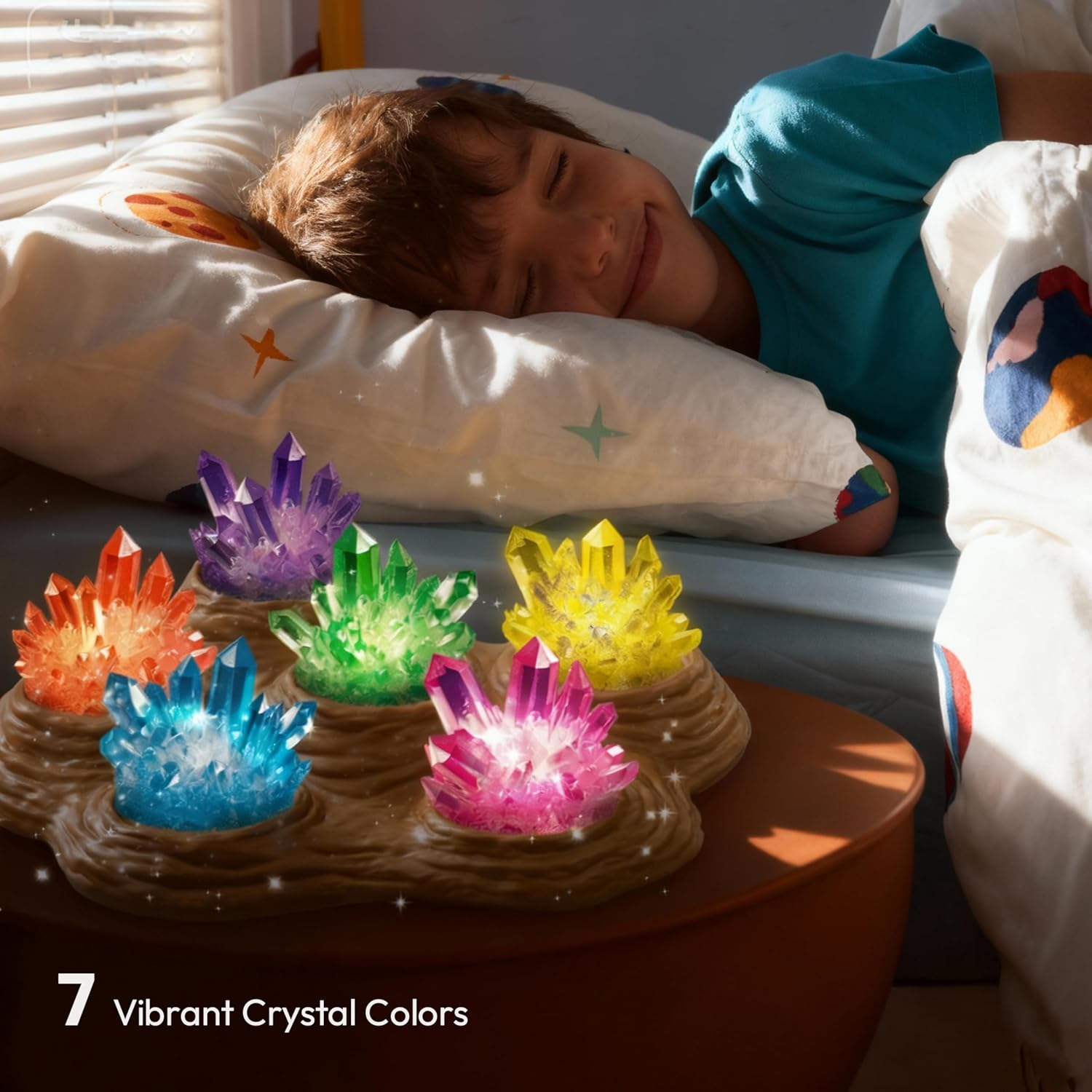 Klever Kits Crystal Growing Kit, Crystal Growing Gift, for Kids Aged 4+