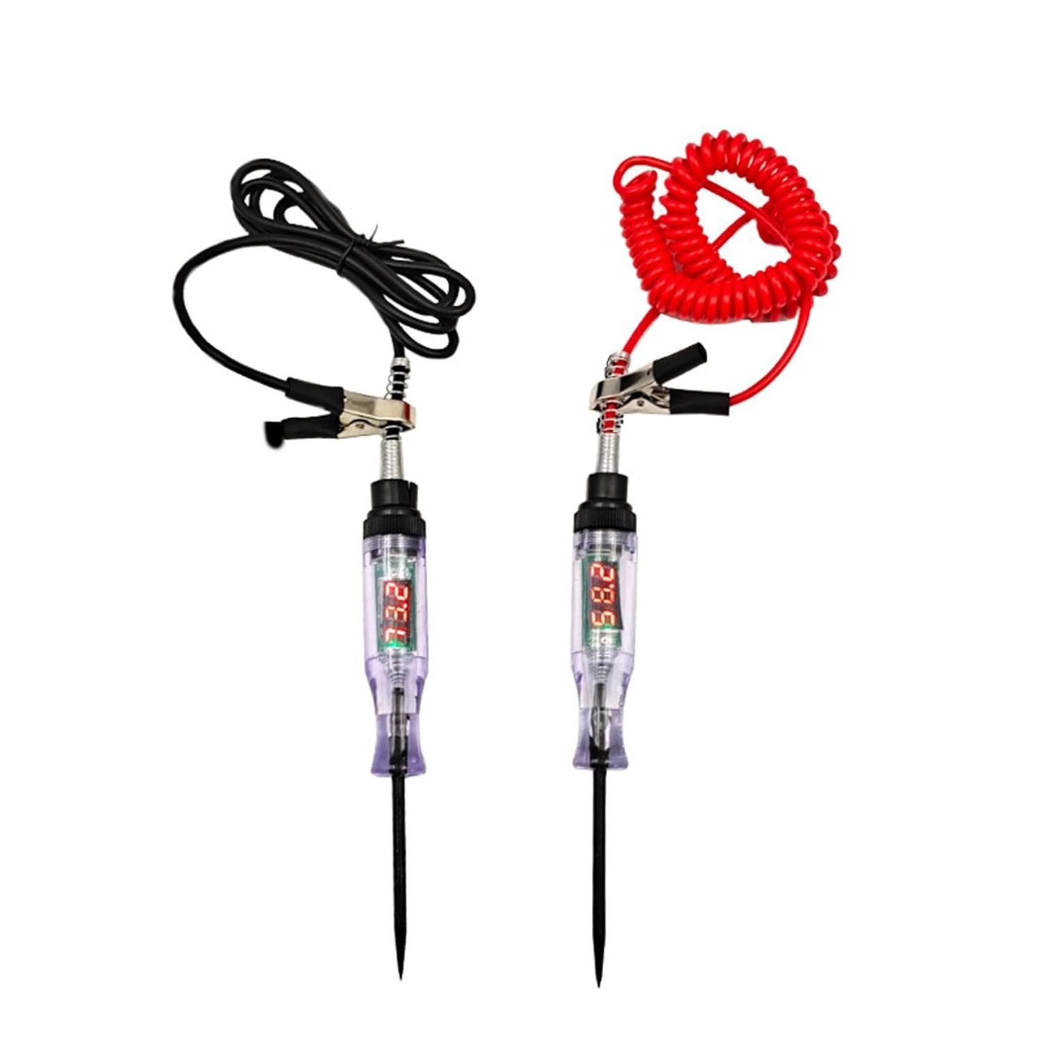 Digital LED Circuit Tester, Car Electric Tester Pen, Car Truck Low Voltage & Light Tester with Steel Probe for SUV, RV, Truck image number 5