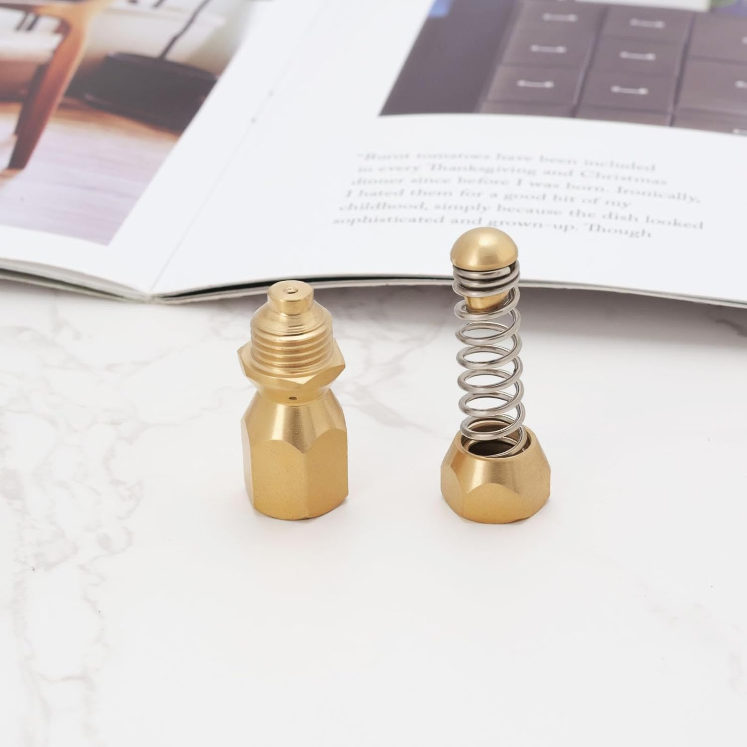 SG Store 1Pc G1/8 Inch High Pressure Nozzle Pipe Cleaning Nozzle Spiral Spring Nozzle Compatible with Karcher Compatible with Kranzler Compatible with WAP image number 3