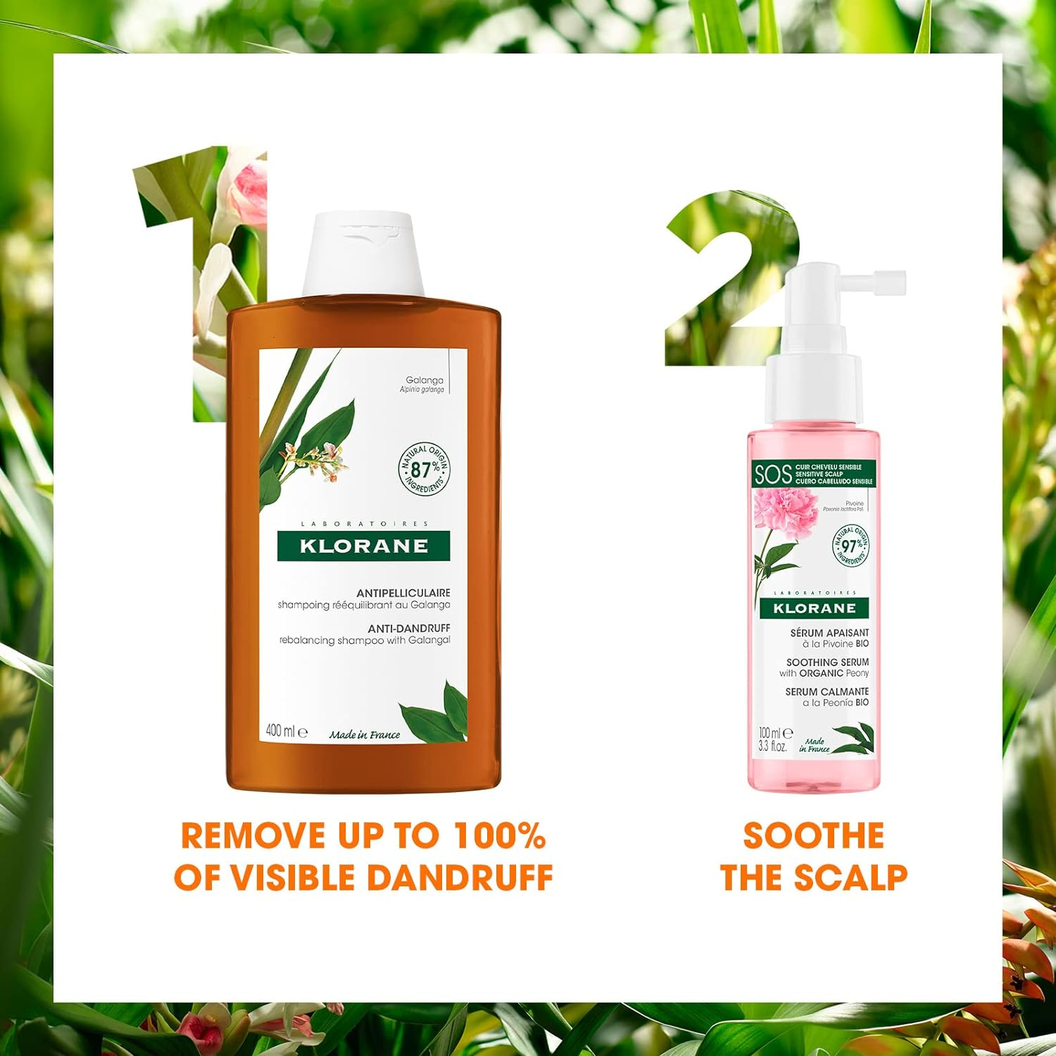 Klorane Anti-Dandruff Rebalancing Shampoo with Galangal 400ML image number 4