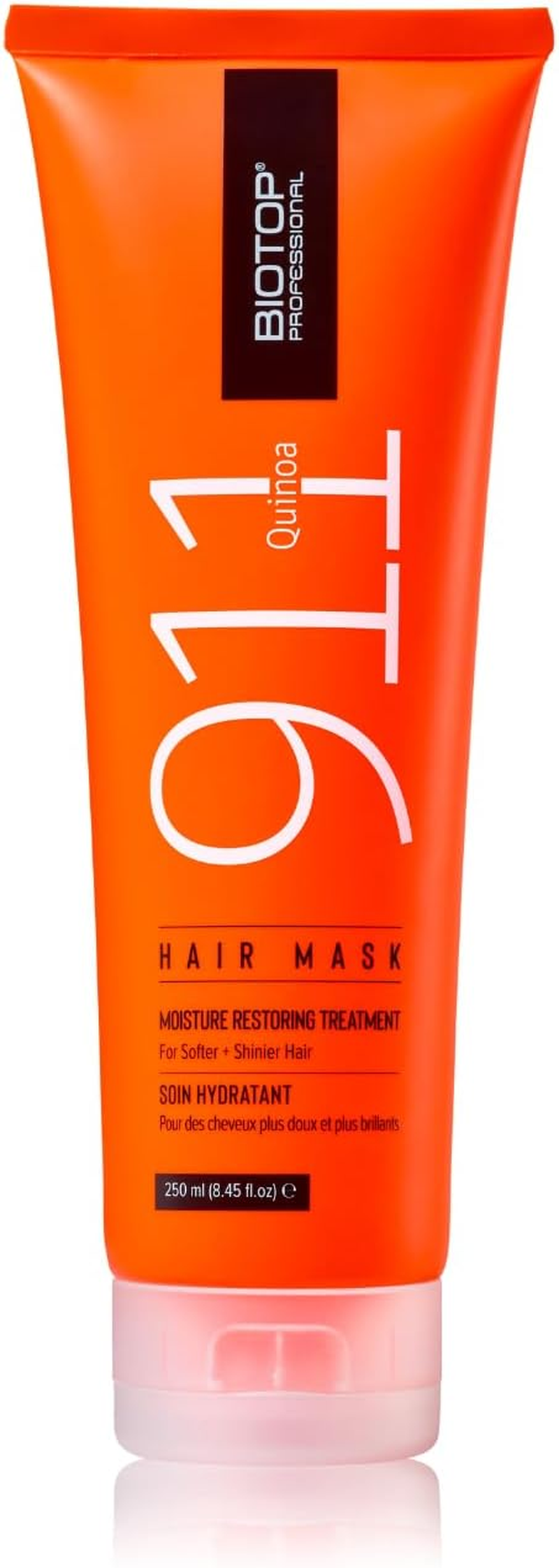 Biotop Professional 911 Quinoa Hair Mask - Repairing Hair Mask Treatment for Dry or Extremely Damaged Strands - Color Safe & Cruelty Free Hair Care - (8.45 Oz/250Ml) image number 2