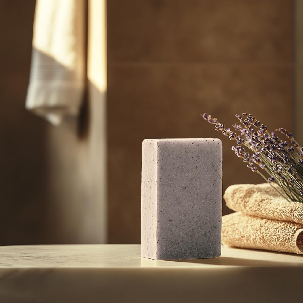 Crate 61, Natural Bar Soap, Vegan, Lavender, Handmade Soap with Premium Essential Oils, Cold Pressed Face and Body Bar for Men and Women (4 Oz, 3 Bars) Lavender 3 Pack image number 1