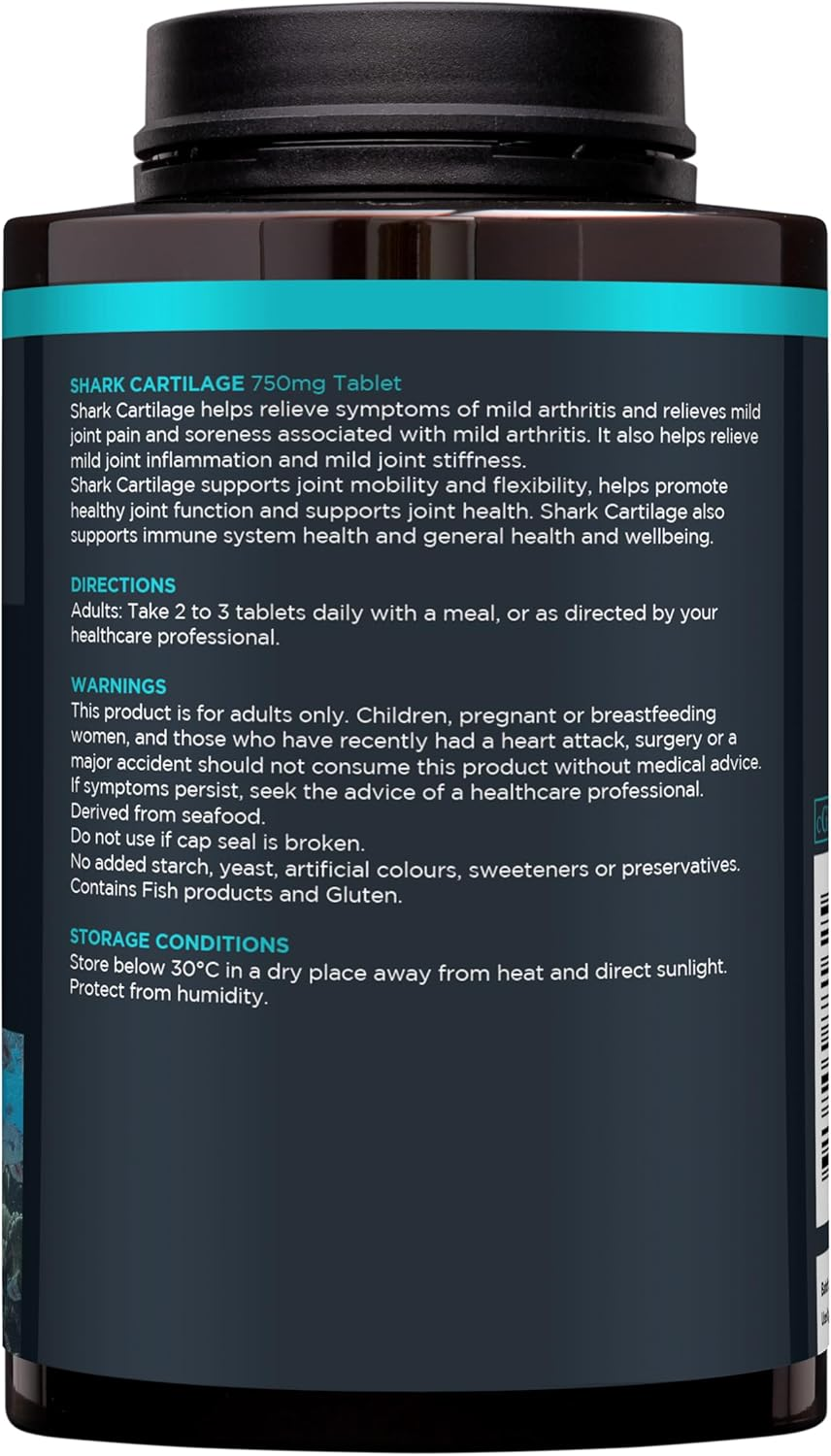 Nature'S Care Pro Shark Cartilage 750Mg 180'S image number 1