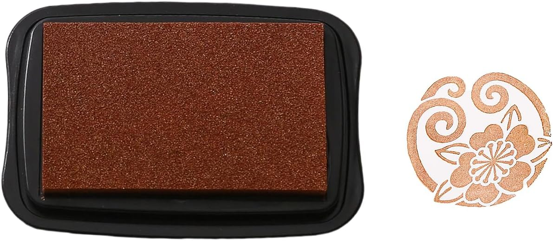 Sgphrzlt Vintage Ink Pads for Rubber Stamps, Washable Fabric Stamp Pad, Permanent Craft Finger Print Thumbprint Ink Pads with High-Density Sponge for Paper Scrapbook Art Poster, Red