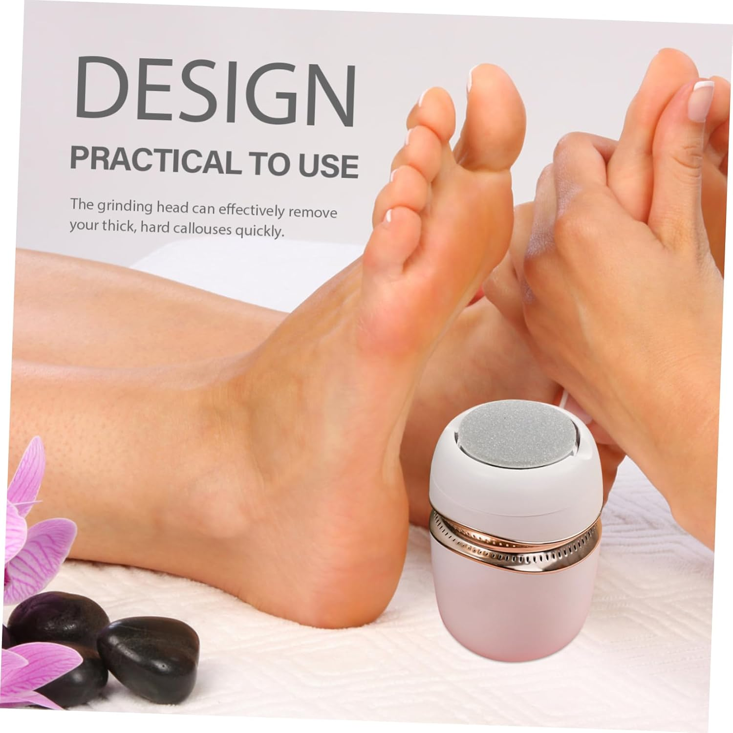 IWOWHERO 10Pcs Foot Grinder Grinding Head Pedicure Grinding Head Foot File Callus Remover Efficient Dead Skin Removal image number 4