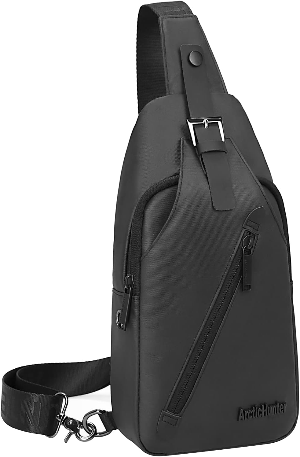 Arctic Hunter Men'S Crossbody Sling Bag &ndash; Compact Water-Resistant Chest Bag with Headphone Port & Anti-Theft Design, Fits Ipad Mini, Multi-Pocket Daypack for Travel, Hiking, Outdoors & Work XB13006 image number 5