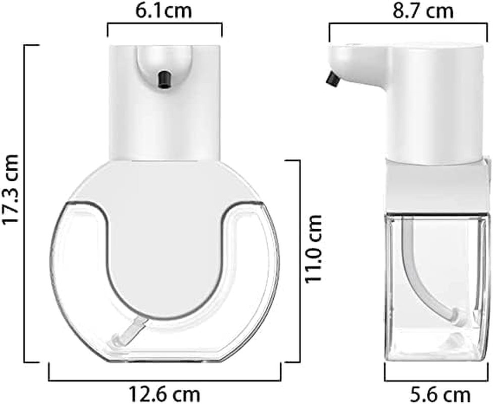 Ludopam Automatic Soap Dispenser, Wall Mounted or Tabletop Touchless Soap Dispenser 420Ml,4 Adjustable Soaps, Rechargeable，Waterproof, Smart Sensor,Soap Dispenser for Bathroom and Kitchen image number 1