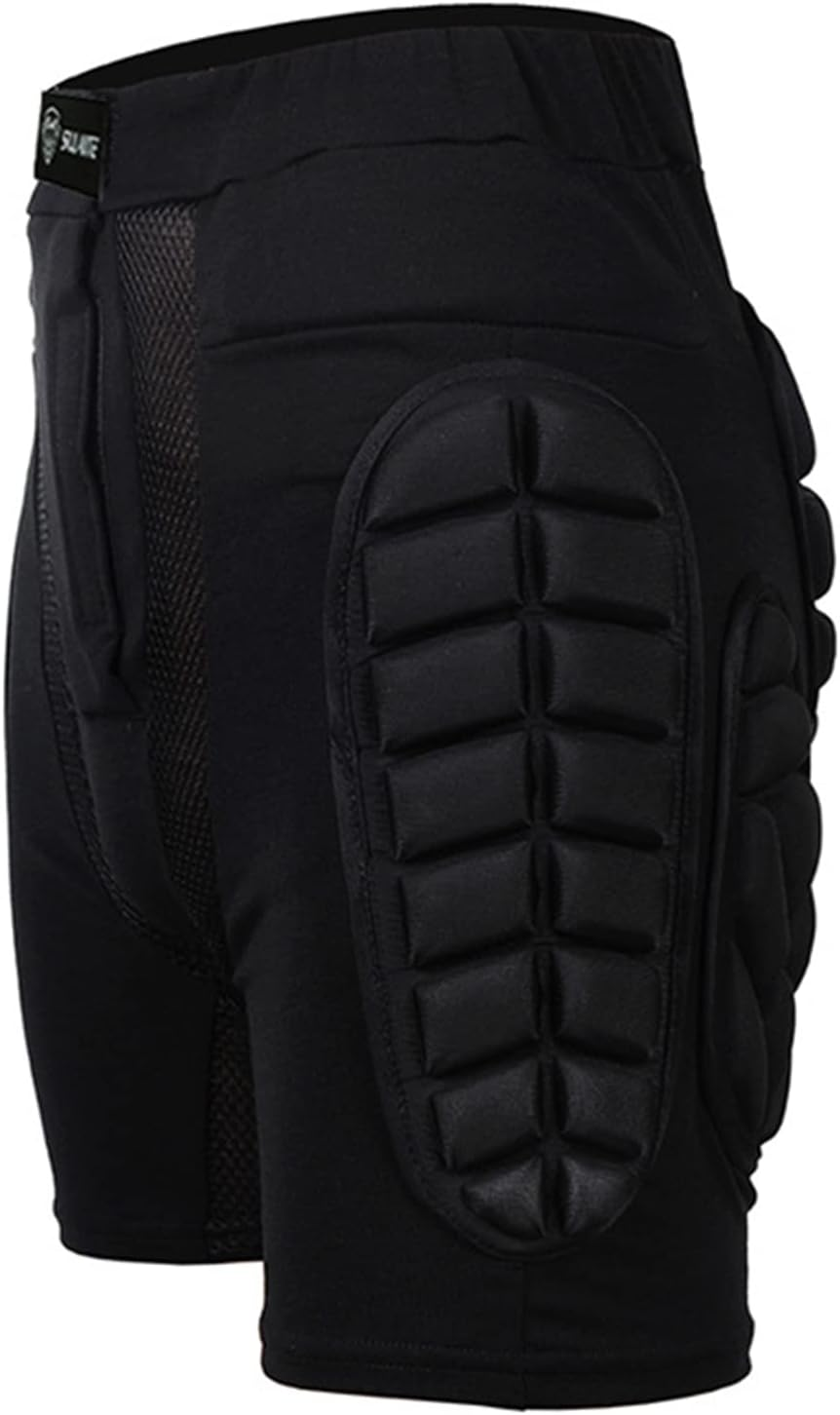 Protective Padded Shorts,Snowboard Hip Protector - Comfortable and Breathable Hip Pads for Men and Women, Hip and Tailbone Protector Crash Pants for Snowboard, Ski, Ice Skating Jmedic image number 1