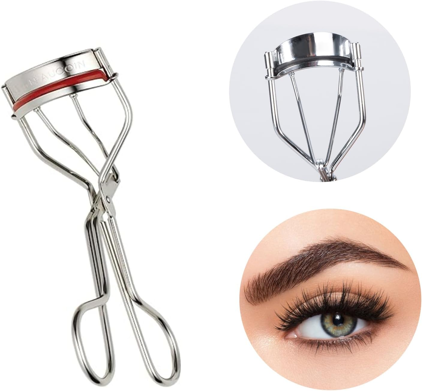 Eyelash Curler Refills Compatible with Kevyn Aucoin,Eyelash Curler Pads 24Pcs,Silicone Lash Curler Refill Pads Compatible with Kevyn Aucoin,Black